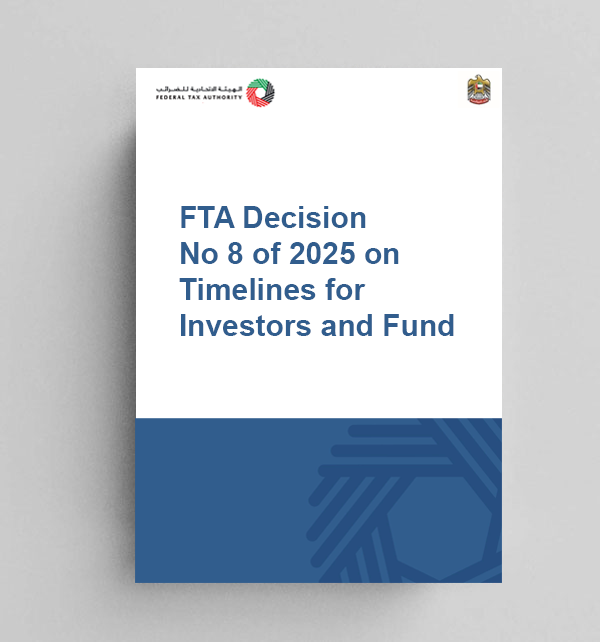FTA Decision No. 8 of 2025 on Timelines for investors and fund - FTA formatting - for publishing