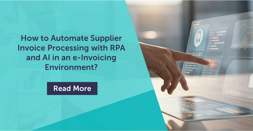 Invoice Processing with RPA and AI in an e-Invoicing Environment