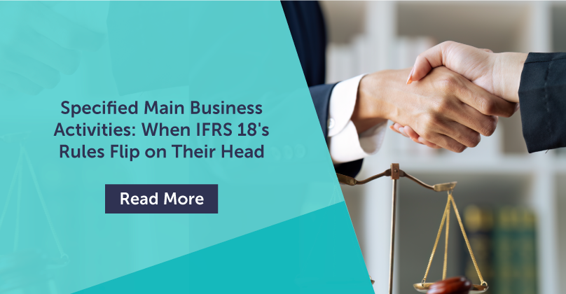 Specified Main Business Activities When IFRS 18's Rules Flip on Their Head